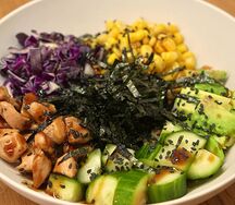 Поке с курицей