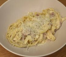 Паста Карбонара на сливочном соусе 