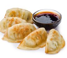 Гедза с креветкой и терияки