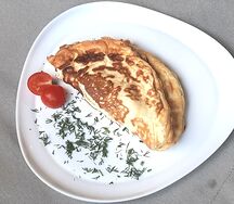 Омлет с ветчиной и сыром