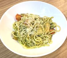 Паста Песто с курицей