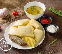 Хинкал Аварский с сушеной колбасой