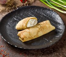 Блины с творогом