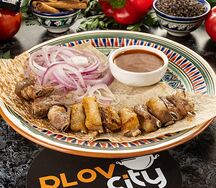 Шашлык из семечек баранины