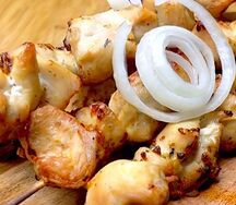 Шашлык из куриного филе