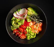 Поке с лососем