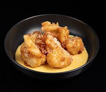 Цветная капуста темпура с кукурузным майо 