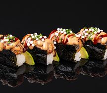 Тако с угрём и унаги-майо