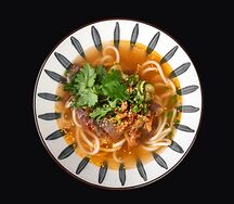 Суп с говяжьими щечками