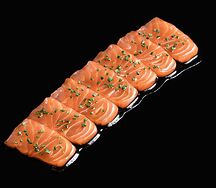 Лосось с соусом шисо