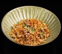 Жареный рис с уткой конфи