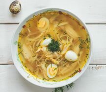 Куриный суп с домашней лапшой (детский)