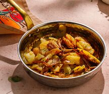 Жареный картофель с грибами