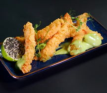 Креветки в соусе васаби