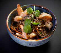 Лапша Соба с креветками