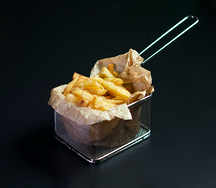 Картофель фри с пармезаном и трюфельным маслом