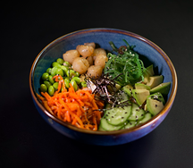 Поке с гребешком