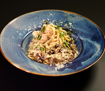 Лингвини с грибами