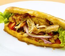 Турецкий донер с курицей