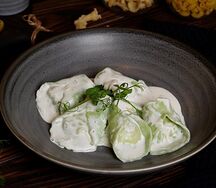 Равиоли с лососем