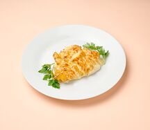 Куриное филе, запеченное с ананасом и сыром 