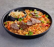 Вок рис с говядиной