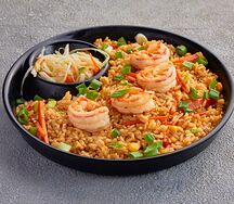 Вок Рис с креветками