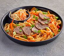 Вок лапша с говядиной