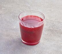 Морс Ежевика с мятой