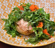 Салат с камчатским крабом