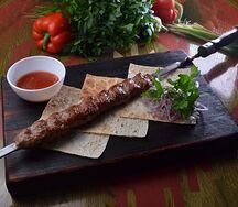 Люля-кебаб из телятины и баранины