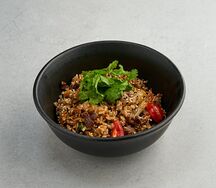 Жареный рис с говядиной