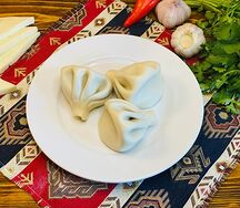 Хинкали с говядиной и свининой