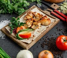 Шашлык из куриного бедра