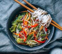 Лапша Удон с овощами
