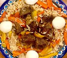 Узбекский плов с телятиной на компанию