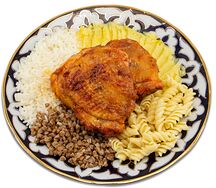 Курица с гарниром