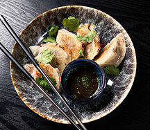 Гедза со свининой и грибами