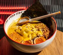 Сырный рамен 