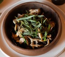 Вешенки с тархуном