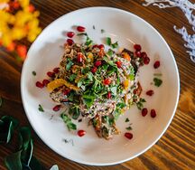 Ацицели с баклажаном