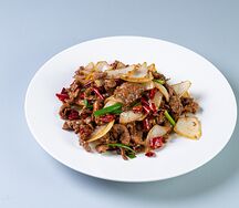 Жареная баранина со специями