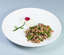 Жареный куриный желудок