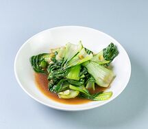 Салат на устричном масле .