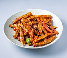 Баклажаны в кисло-сладком соусе