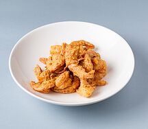 Запеченные креветки с яичным желтком