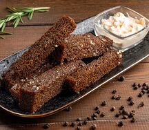 Бородинские чесночные гренки