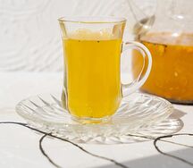 Чай зелёный с лимоном