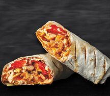 Шаурма в обычном лаваше