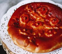 Пирог с курицей и грибами